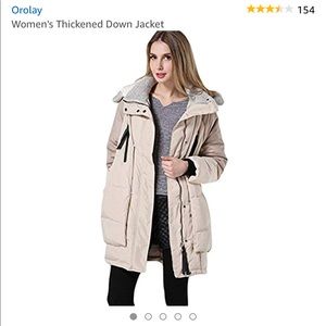 Down winter jacket